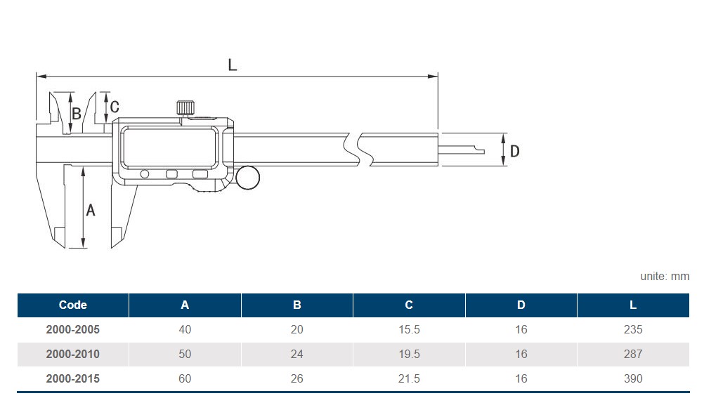 DIGITAL CALIPER 0-300mm/0-12"(0.01mm/0.0005"/1/128")