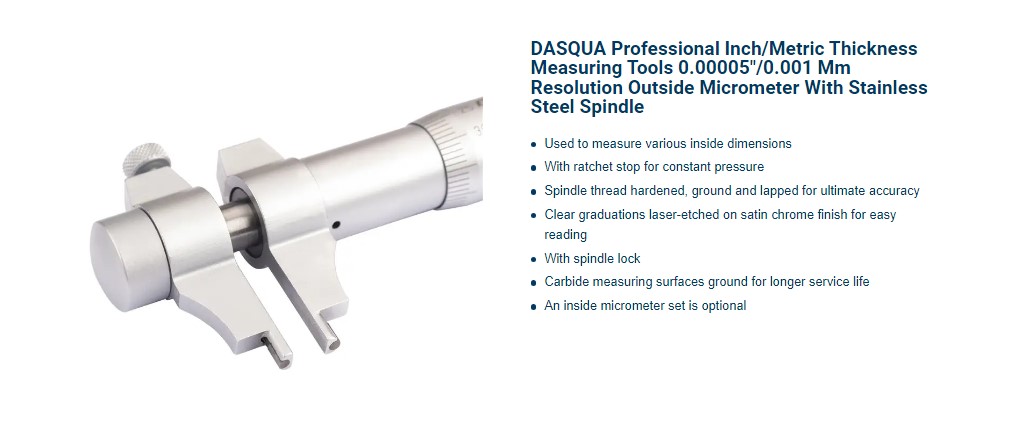 INSIDE MICROMETER 25-50mm with Ring Gauge