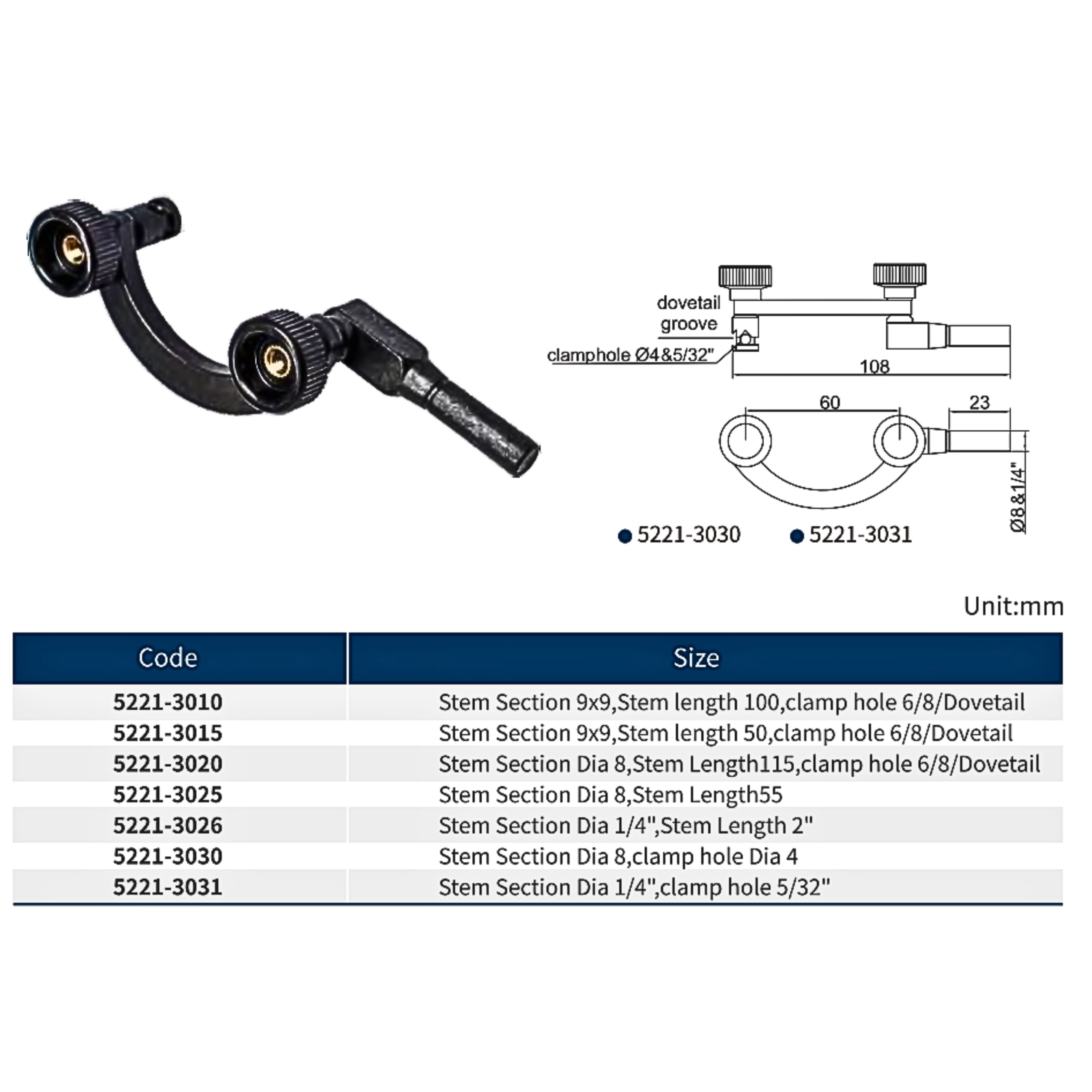 HOLDERS FOR DIAL TEST INDICATOR 